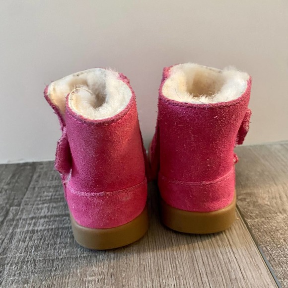 UGG INFANT KEELAN PINK AZALEA SIZE 2/3 BOOTIES BOOTS - Picture 4 of 6